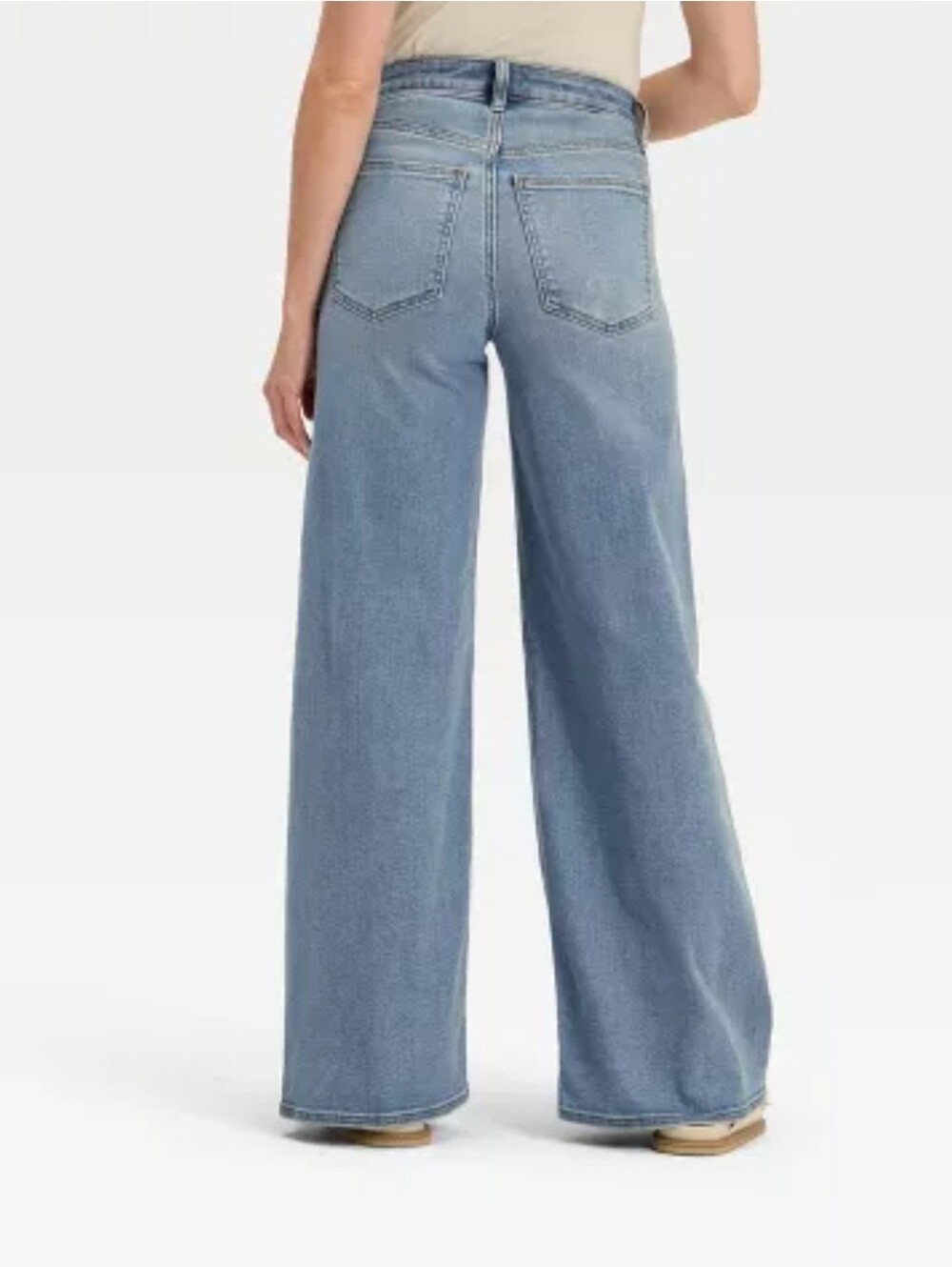 Universal Thread High-Rise Everyday Wide Leg High-Rise Slim Hip and Thigh 10 - Picture 2 of 7